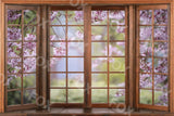 Laden Sie das Bild in den Galerie-Viewer, Fox Frühling Fenster Blumen Fotografie Vinyl Hintergrund