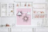 Laden Sie das Bild in den Galerie-Viewer, Fox White Christmas Kitchen Dining Room Fabric/Vinyl Backdrop