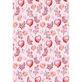 Laden Sie das Bild in den Galerie-Viewer, Fox Rolled Vinyl Pink Flowers Valentine&#39;s Day Backdrops-Foxbackdrop