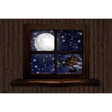 Laden Sie das Bild in den Galerie-Viewer, Fox Rolled Retro Christmas Window Vinyl Photo Backdrop-Foxbackdrop