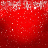 Laden Sie das Bild in den Galerie-Viewer, Fox Rolled Red Winter Snow Christmas Vinyl Backdrops-Foxbackdrop