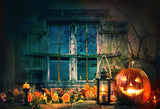 Laden Sie das Bild in den Galerie-Viewer, Fox Rolled Halloween Window Vinyl Photos Backdrop-Foxbackdrop