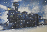 Laden Sie das Bild in den Galerie-Viewer, Fox Steam Train Rolled Vinyl Backdrops for Children-Foxbackdrop