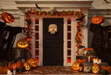 Laden Sie das Bild in den Galerie-Viewer, Fox Rolled Horrible Outdoor Halloween Vinyl Backdrops-Foxbackdrop