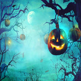 Laden Sie das Bild in den Galerie-Viewer, Fox Horrible Halloween Night Pumkin Vinyl Photo Backdrop-Foxbackdrop