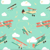 Laden Sie das Bild in den Galerie-Viewer, Fox Cloud Airplane Children Photos Vinyl Backdrop-Foxbackdrop