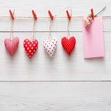 Laden Sie das Bild in den Galerie-Viewer, Fox Rolled Vinyl Wood Valentine&#39;s Day Photo Backdrops-Foxbackdrop