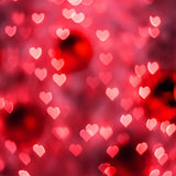 Laden Sie das Bild in den Galerie-Viewer, Fox Rolled Vinyl Red Heart Valentine&#39;s Day Backdrop-Foxbackdrop