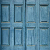 Laden Sie das Bild in den Galerie-Viewer, Fox Rolled Blue Door Retro Vinyl Photography Backdrop-Foxbackdrop