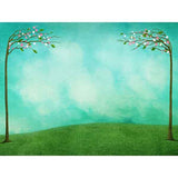 Laden Sie das Bild in den Galerie-Viewer, Fox Rolled Spring Grassland Vinyl Photography Backdrop-Foxbackdrop