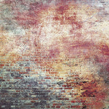 Laden Sie das Bild in den Galerie-Viewer, Fox Retro Red Gradient Brick Wall Vinyl Backdrop-Foxbackdrop