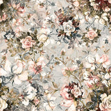 Laden Sie das Bild in den Galerie-Viewer, Fox Vintage Floral Vinyl Backdrop for Photography-Foxbackdrop