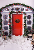 Laden Sie das Bild in den Galerie-Viewer, Fox Outdoor Snow Christmas Vinyl Photos Backdrop - Foxbackdrop