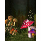 Laden Sie das Bild in den Galerie-Viewer, Fox Rolled Spring Mushroom Vinyl Photo Backdrops-Foxbackdrop