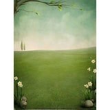 Laden Sie das Bild in den Galerie-Viewer, Fox Rolled Green Grassland Vinyl Photography Backdrops-Foxbackdrop