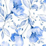 Laden Sie das Bild in den Galerie-Viewer, Fox Rolled Blue Flower Vinyl Photographic Backdrop-Foxbackdrop