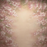 Laden Sie das Bild in den Galerie-Viewer, Fox Rolled Pink Flowers Dreamy Vinyl Kids Backdrop-Foxbackdrop