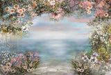 Laden Sie das Bild in den Galerie-Viewer, Fox Fairy Fantastic Flower Vinyl Backdrop-Foxbackdrop