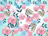 Laden Sie das Bild in den Galerie-Viewer, Fox Pink Watercolors Flower Vinyl Backdrop-Foxbackdrop